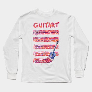 GuitArt Guitar Art Long Sleeve T-Shirt